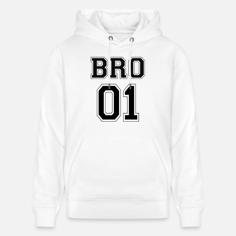 BRO 01 - Black Edition - Sweat à capuche bio CRUISER Stanley/Stella Unisexe - blanc