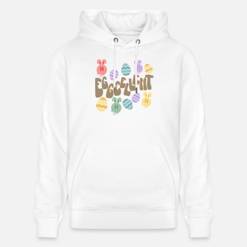 EGGCELLENT - Sweat à capuche bio CRUISER Stanley/Stella Unisexe - blanc