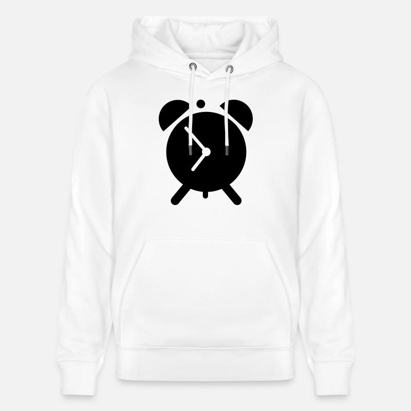 Wecker - Stanley/Stella Unisex Bio-Hoodie CRUISER  - Weiß