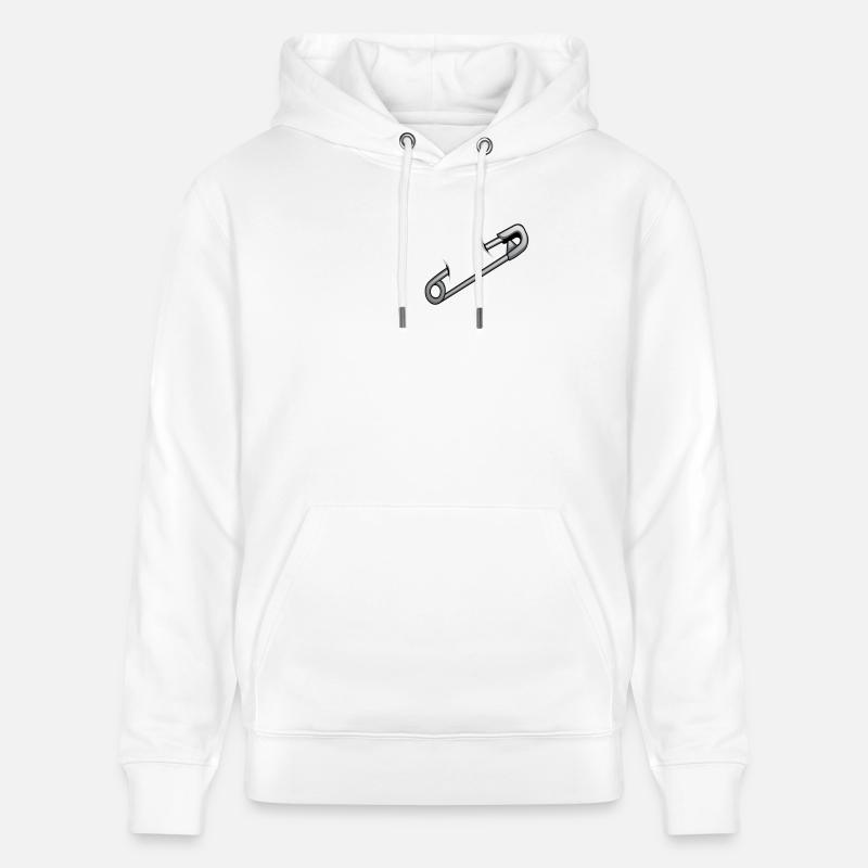 Epingle à Nourrice - Sweat à capuche bio CRUISER Stanley/Stella Unisexe - blanc