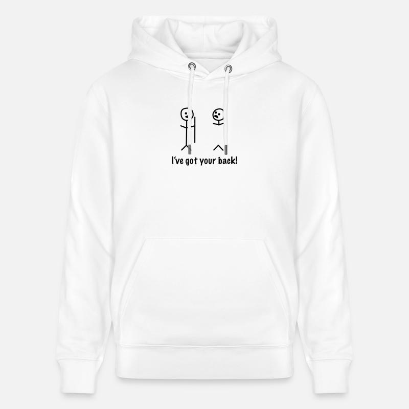 Strichmännchen lustig cool - Stanley/Stella Unisex Bio-Hoodie CRUISER - Weiß