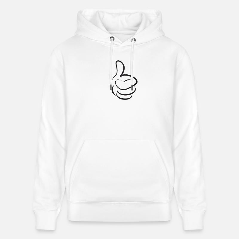 Thumbs up! - Sweat à capuche bio CRUISER Stanley/Stella Unisexe - blanc