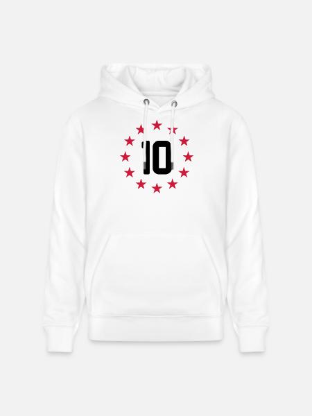 10 ans - Sweat à capuche bio CRUISER Stanley/Stella Unisexe - blanc