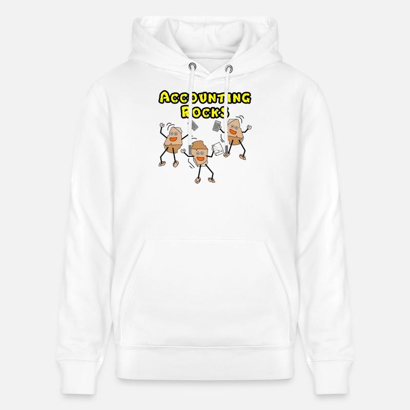 Comptabilité Rocks - Sweat à capuche bio CRUISER Stanley/Stella Unisexe - blanc