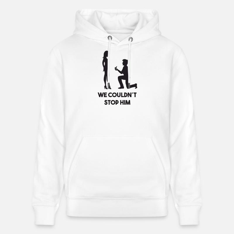 Enterrement de vie de jeune garçon - Sweat à capuche bio CRUISER Stanley/Stella Unisexe - blanc