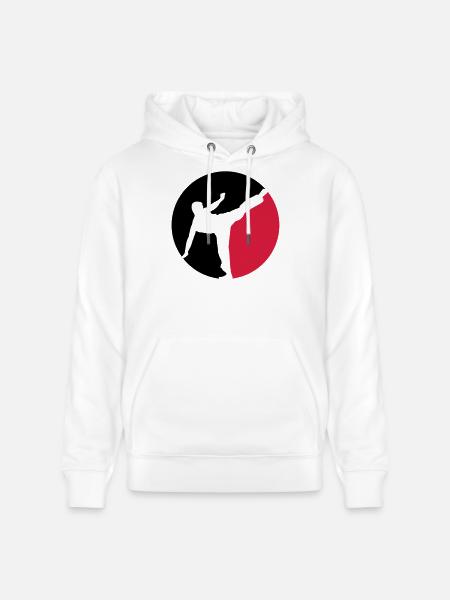 Karate - Stanley/Stella CRUISER Unisex Organic Hoodie - white