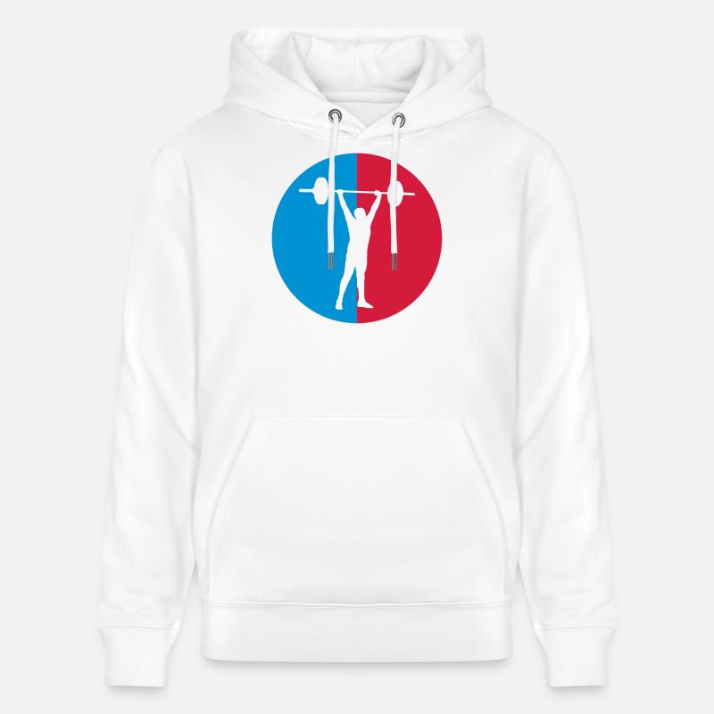 Strength training / Krafttraining / Musculation - Sweat à capuche bio CRUISER Stanley/Stella Unisexe - blanc