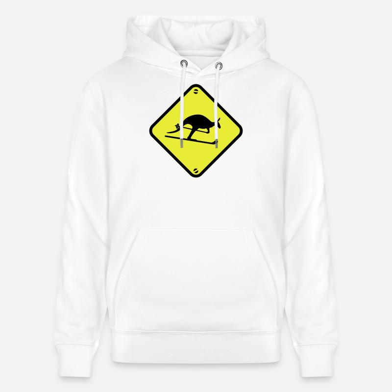 Ski Känguru - Stanley/Stella Unisex Bio-Hoodie CRUISER  - Weiß