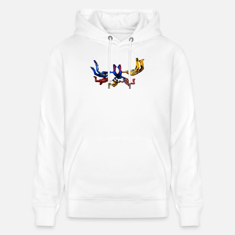 skydivers - Sweat à capuche bio CRUISER Stanley/Stella Unisexe - blanc