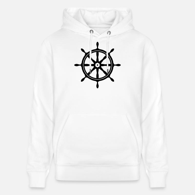 Boot Rad - Stanley/Stella Unisex Bio-Hoodie CRUISER  - Weiß