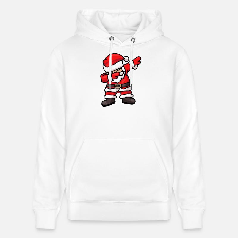 Dabbing Santa Weihnachtsmann Dab Dance - Stanley/Stella Unisex Bio-Hoodie CRUISER - Weiß