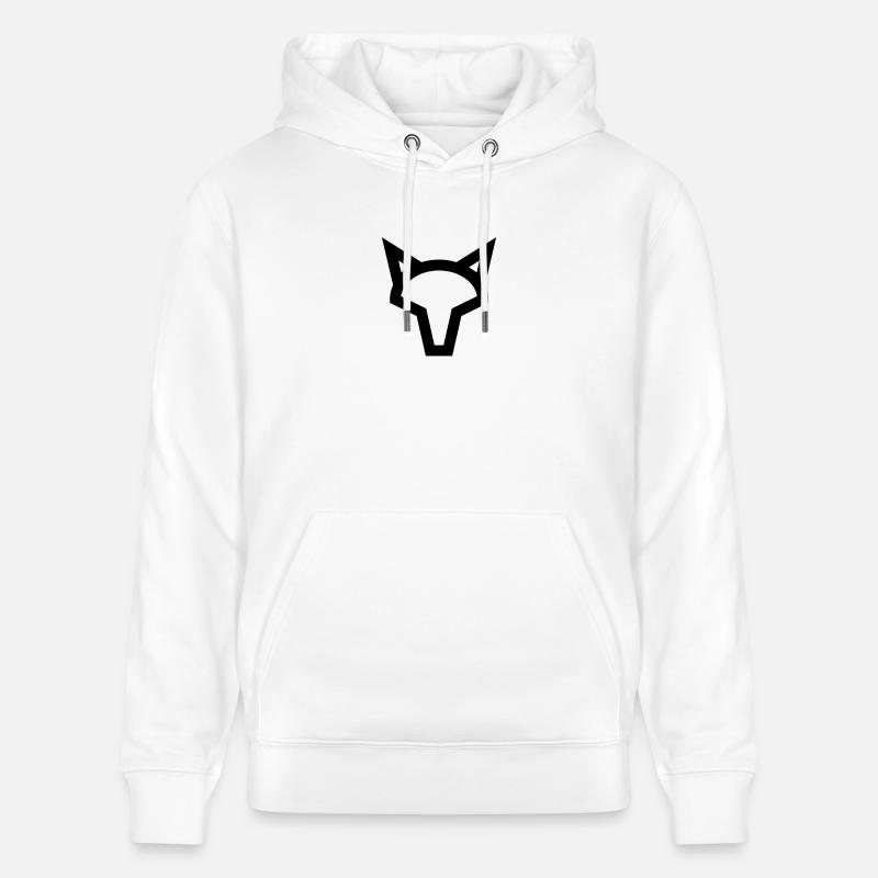 Logo Fox - Sweat à capuche bio CRUISER Stanley/Stella Unisexe - blanc