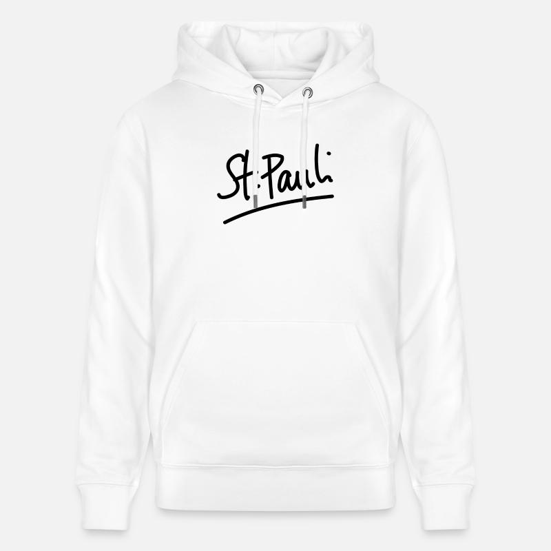 St. Pauli - écriture - Sweat à capuche bio CRUISER Stanley/Stella Unisexe - blanc