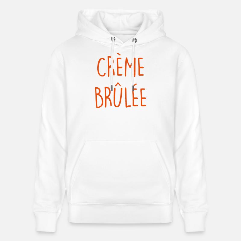 PUDDING À LA CRÈME BRÛLÉE - Sweat à capuche bio CRUISER Stanley/Stella Unisexe - blanc