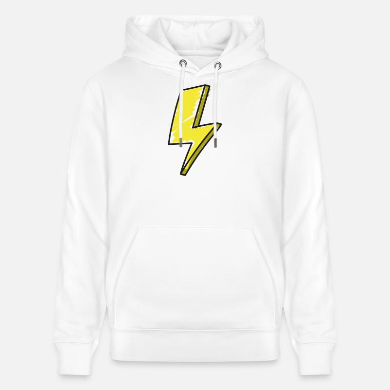 Blitz - Illustration - Stanley/Stella Unisex Bio-Hoodie CRUISER - Weiß