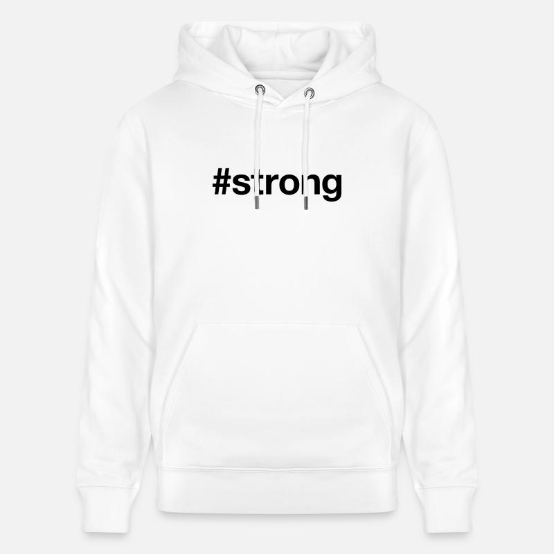 STRONG - Sweat à capuche bio CRUISER Stanley/Stella Unisexe - blanc