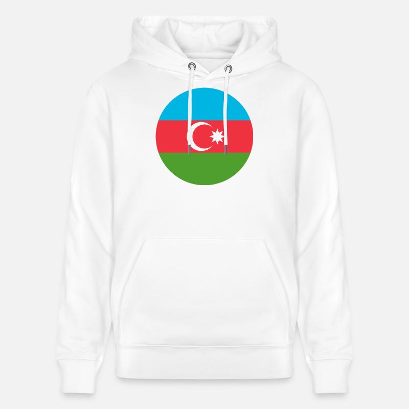 Aufkleber Luftwaffe Roundel Aserbaidschan Luftwaffe - Stanley/Stella Unisex Bio-Hoodie CRUISER - Weiß