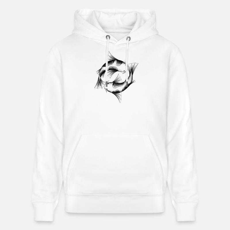 Kois - Sweat à capuche bio CRUISER Stanley/Stella Unisexe - blanc