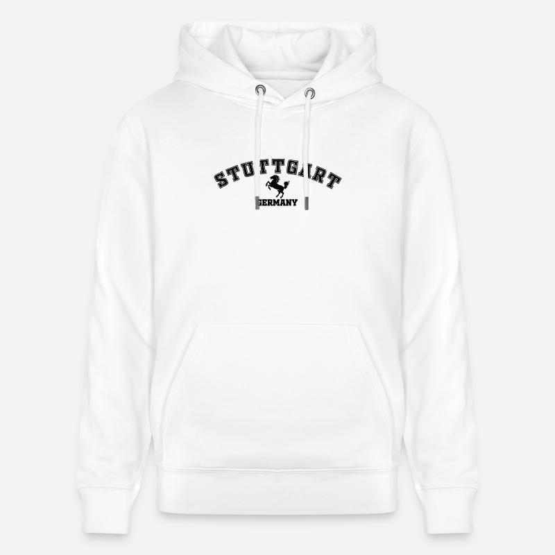 Stuttgart Germany - Sweat à capuche bio CRUISER Stanley/Stella Unisexe - blanc