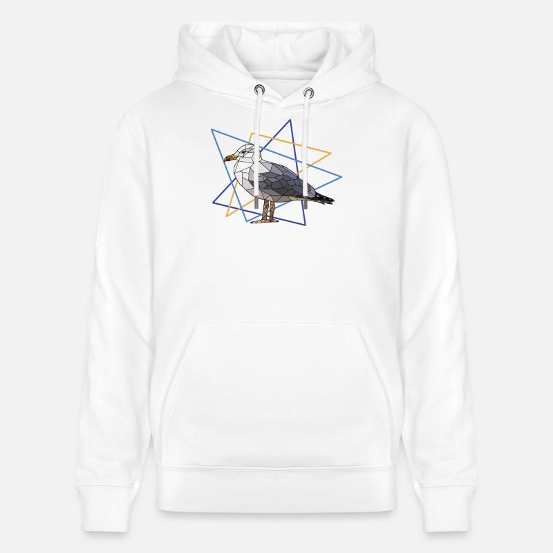 Mouette - Sweat à capuche bio CRUISER Stanley/Stella Unisexe - blanc