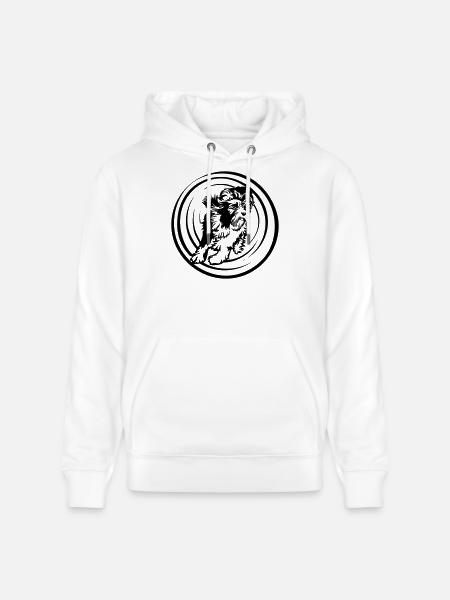 Bearded Collie - Stanley/Stella CRUISER Unisex Organic Hoodie - white