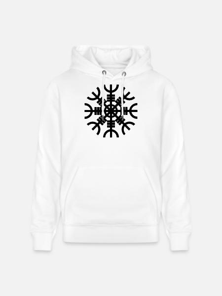Helm der Ehrfurcht - Stanley/Stella Unisex Bio-Hoodie CRUISER - Weiß