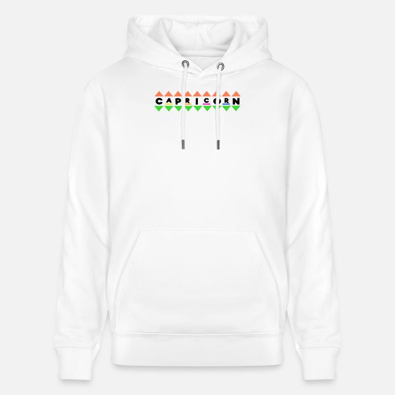 Gezeiten Aberglaube Steinbock Astrologie Spruch - Stanley/Stella Unisex Bio-Hoodie CRUISER  - Weiß