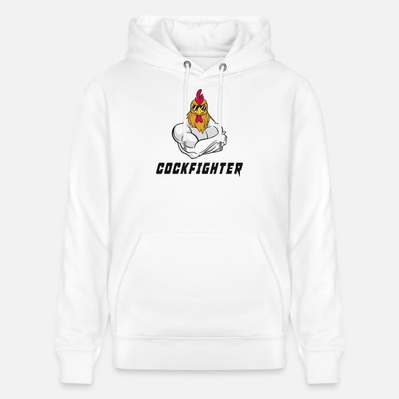 Conception du cockfighter - Sweat à capuche bio CRUISER Stanley/Stella Unisexe - blanc