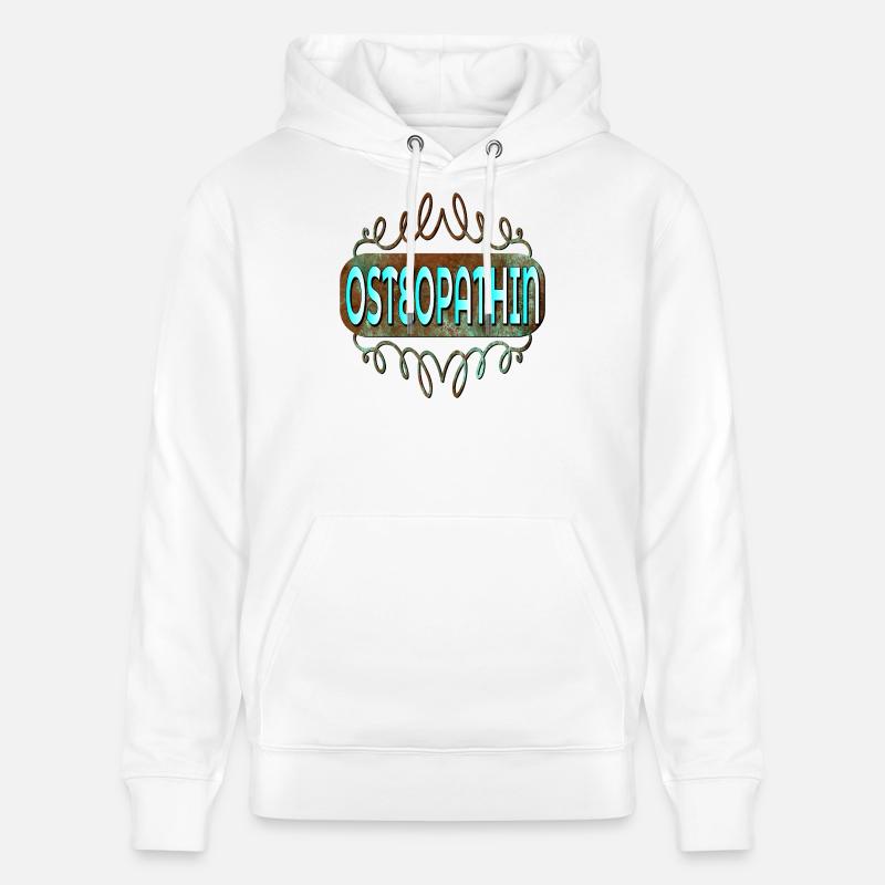 OSTEOPATHIE THERAPEUTIN - BERUF OSTEOPATHIN - Stanley/Stella Unisex Bio-Hoodie CRUISER  - Weiß