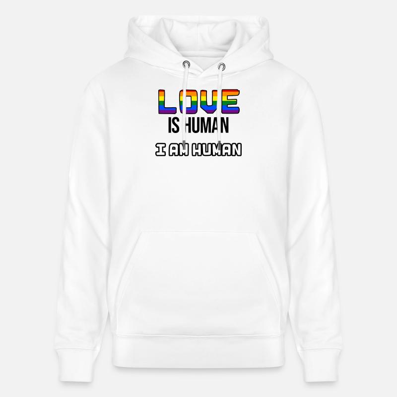 Déclaration d’égalité LGBT Relation homosexuelle - Sweat à capuche bio CRUISER Stanley/Stella Unisexe - blanc