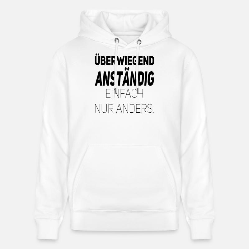 Anständig einfach nur anders - Stanley/Stella Unisex Bio-Hoodie CRUISER - Weiß