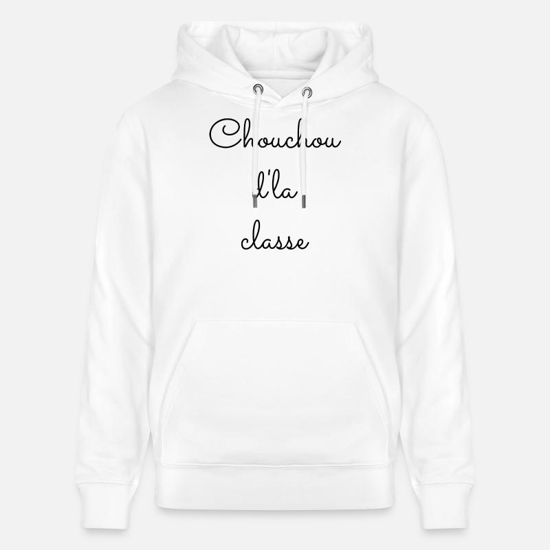 Chouchou d la classe - Sweat à capuche bio CRUISER Stanley/Stella Unisexe - blanc