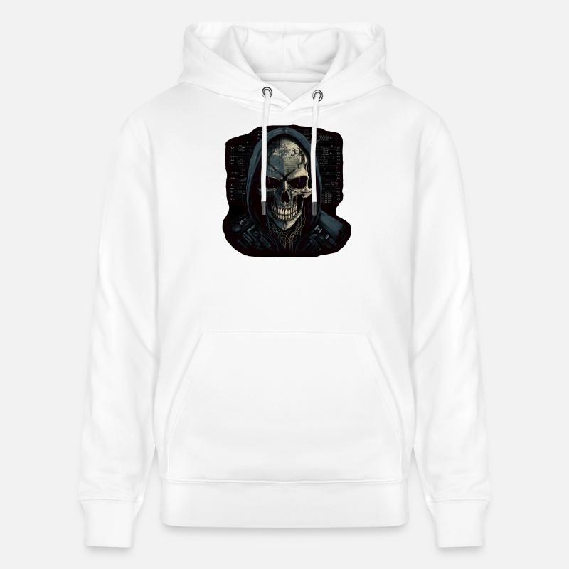 Hacker - Sweat à capuche bio CRUISER Stanley/Stella Unisexe - blanc