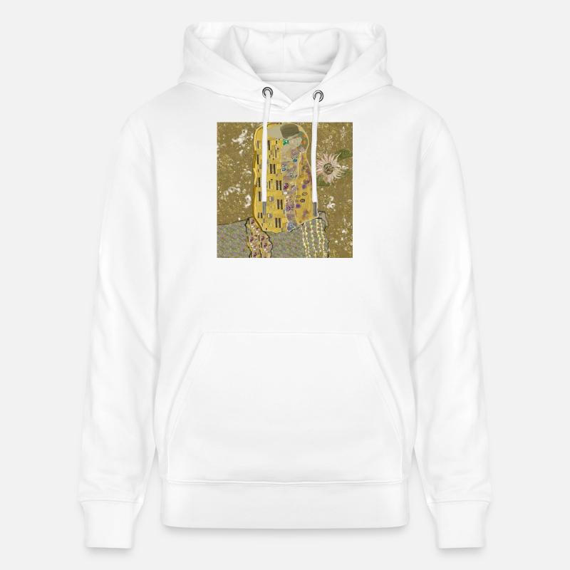 L’étreinte éternelle réinventée - Sweat à capuche bio CRUISER Stanley/Stella Unisexe - blanc