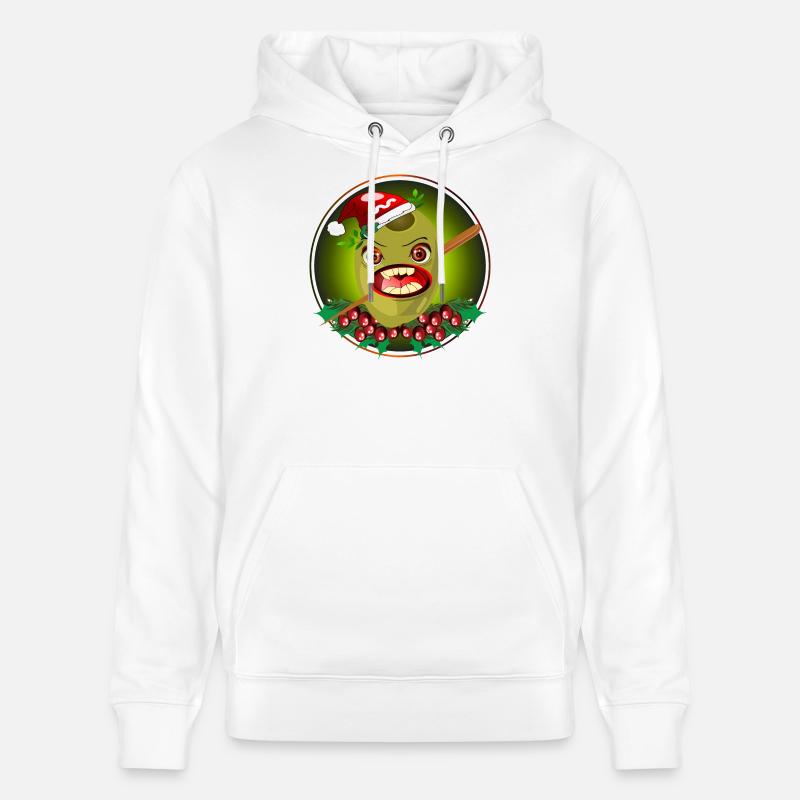 FLÉCHETTES DE NOËL - Sweat à capuche bio CRUISER Stanley/Stella Unisexe - blanc