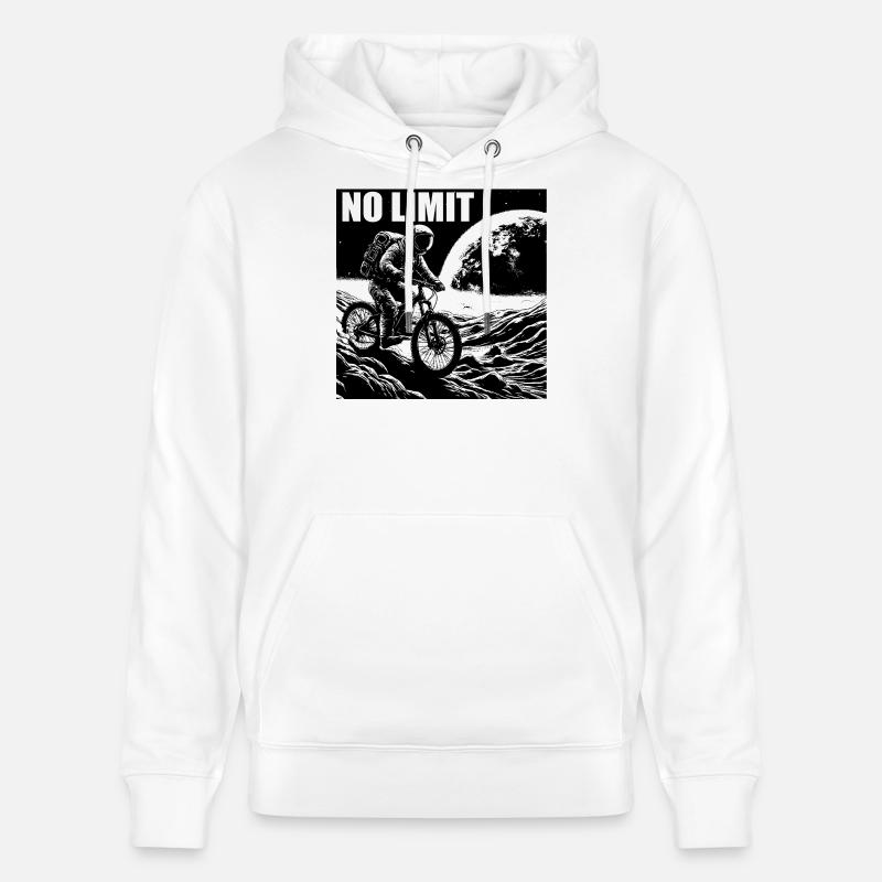 NO LIMIT - Sweat à capuche bio CRUISER Stanley/Stella Unisexe - blanc