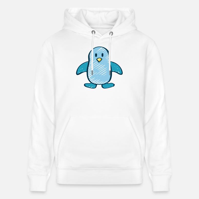 Pingouin - Sweat à capuche bio CRUISER Stanley/Stella Unisexe - blanc