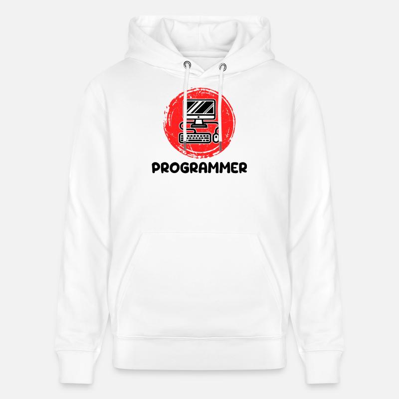 Computer Developer Programmierer Code Skripting - Stanley/Stella Unisex Bio-Hoodie CRUISER  - Weiß