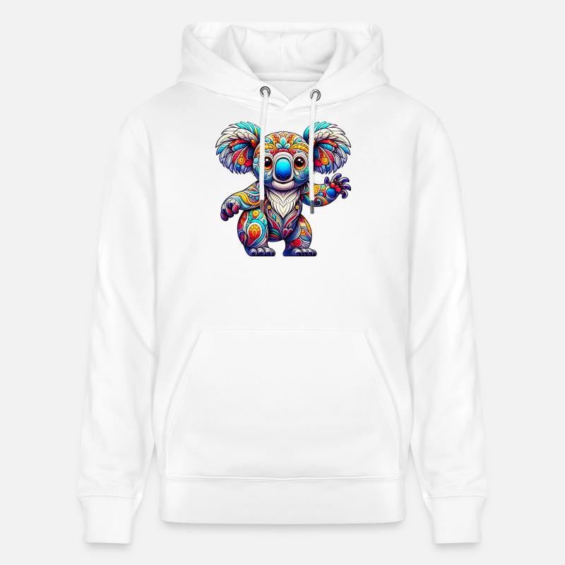 Koala - Sweat à capuche bio CRUISER Stanley/Stella Unisexe - blanc