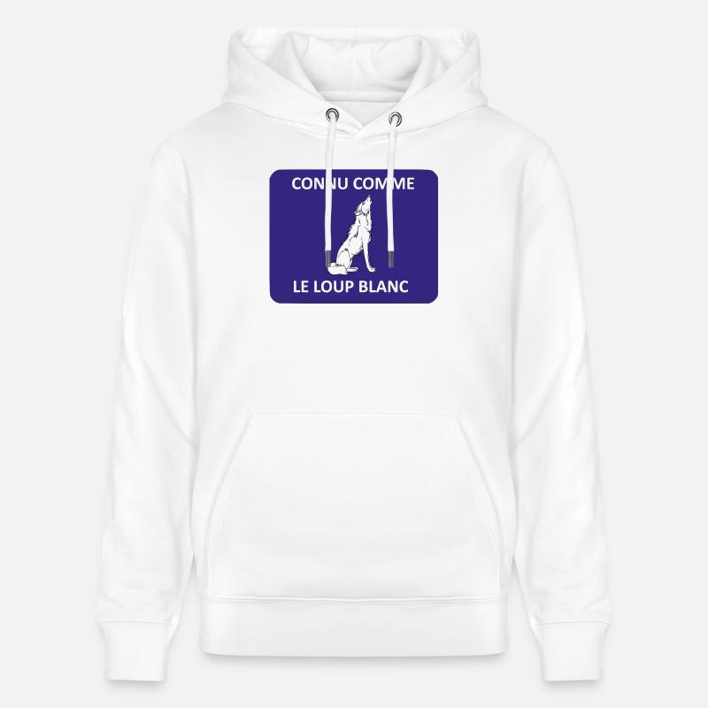 Connu comme le loup blanc - Sweat à capuche bio CRUISER Stanley/Stella Unisexe - blanc