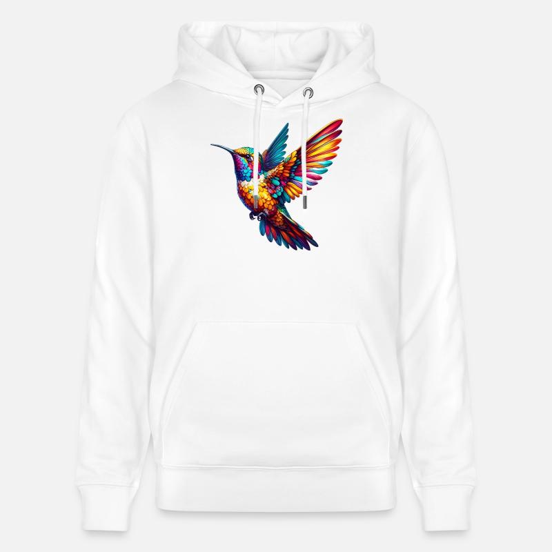 Colibri - Sweat à capuche bio CRUISER Stanley/Stella Unisexe - blanc