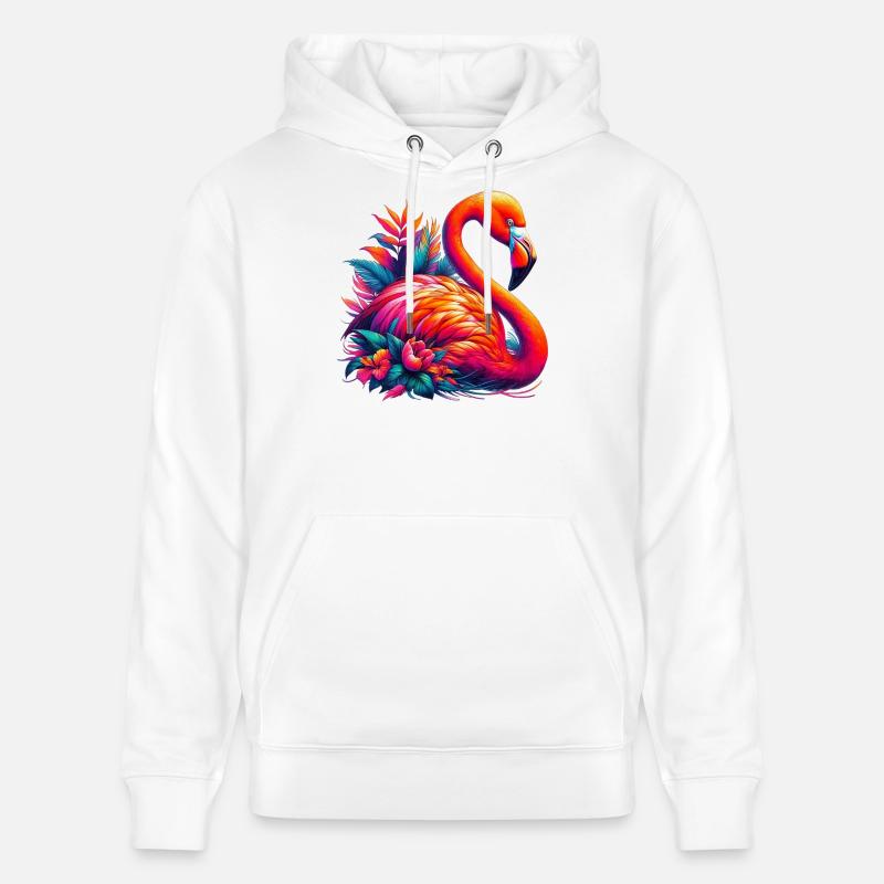 Flamant - Sweat à capuche bio CRUISER Stanley/Stella Unisexe - blanc