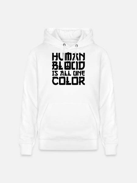Peace Freedom World Peace - Stanley/Stella CRUISER Unisex Organic Hoodie - white