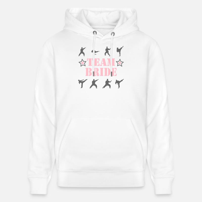 ÉQUIPE DE LA MARIÉE - Sweat à capuche bio CRUISER Stanley/Stella Unisexe - blanc
