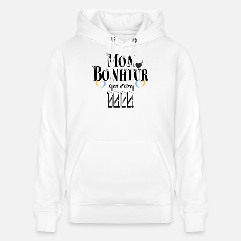 Mon Bonheur C'est d'Etre Tata - Sweat à capuche bio CRUISER Stanley/Stella Unisexe - blanc
