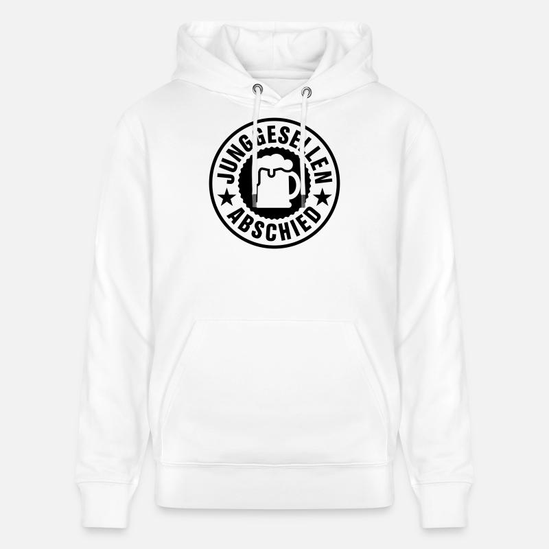 Junggesellen Abschied Bier - Stanley/Stella Unisex Bio-Hoodie CRUISER  - Weiß