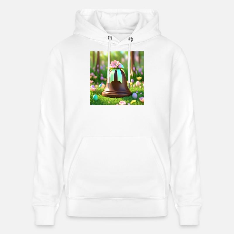 pâques, happy easter, joyeuses pâques - Sweat à capuche bio CRUISER Stanley/Stella Unisexe - blanc