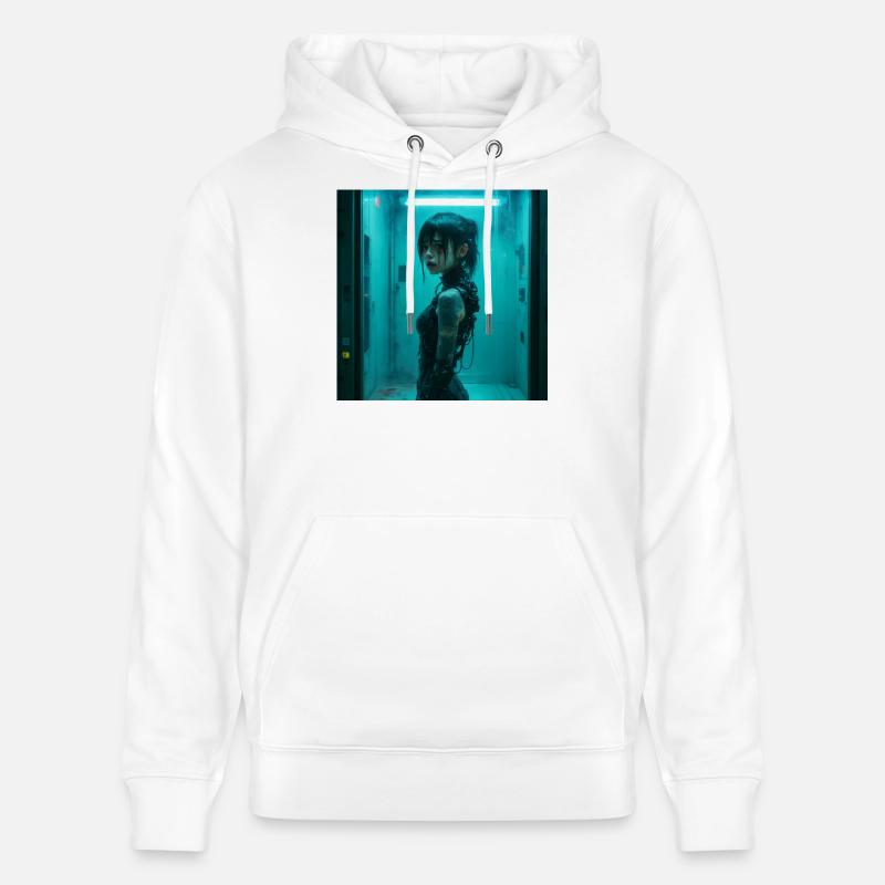 N-dless Nights: Isolation - Stanley/Stella Unisex Bio-Hoodie CRUISER - Weiß