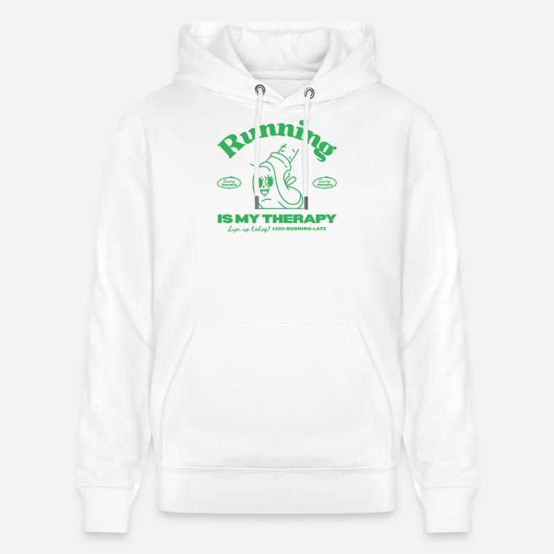 L’amour de la course rétro - Sweat à capuche bio CRUISER Stanley/Stella Unisexe - blanc
