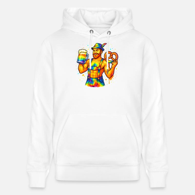 Fierté bavaroise - Sweat à capuche bio CRUISER Stanley/Stella Unisexe - blanc